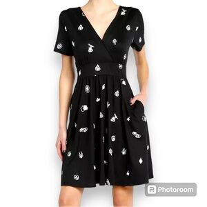 Disney Villains Icons black and white Dress